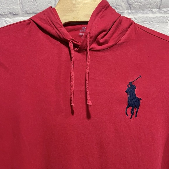 Polo Ralph Lauren Other - Polo Ralph Lauren Men 1967‎ Big Pony USA Flag Hoodie Long Sleeve Sweatshirt 2XL